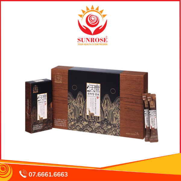  Chiết Xuất Hồng Sâm Nhung Hươu Cao Cấp KGC Chính Phủ Cheon Kwan Jang 10ml X 30 gói 