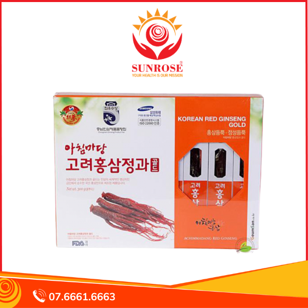  Hồng sâm nguyên củ tẩm mật ong Achimadang 