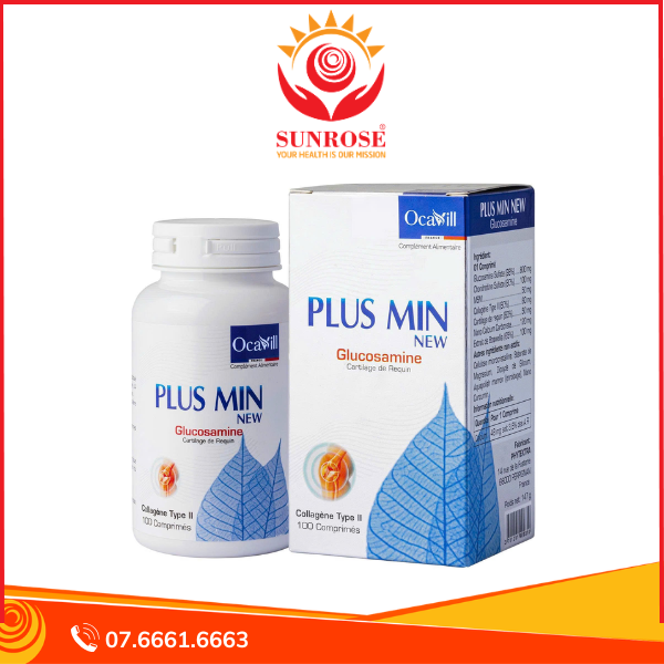  Plus Min New - Viên uống Hỗ trợ tăng cường sức khỏe xương khớp, Hộp 100 viên, Pháp 