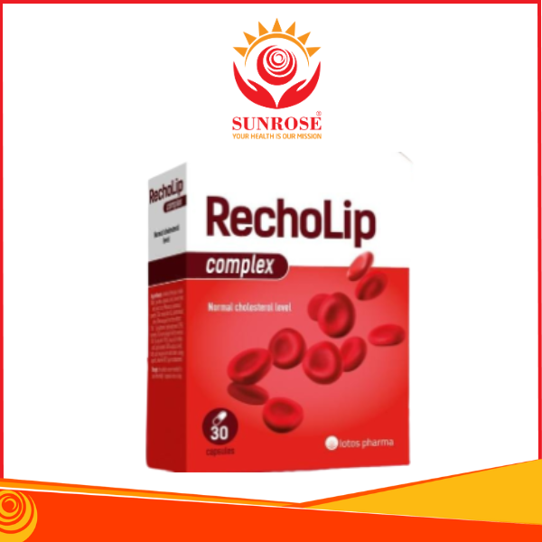  Viên uống RechoLip Complex – Hỗ trợ giảm mỡ máu, bảo vệ tim mạch – Hộp 30 viên 
