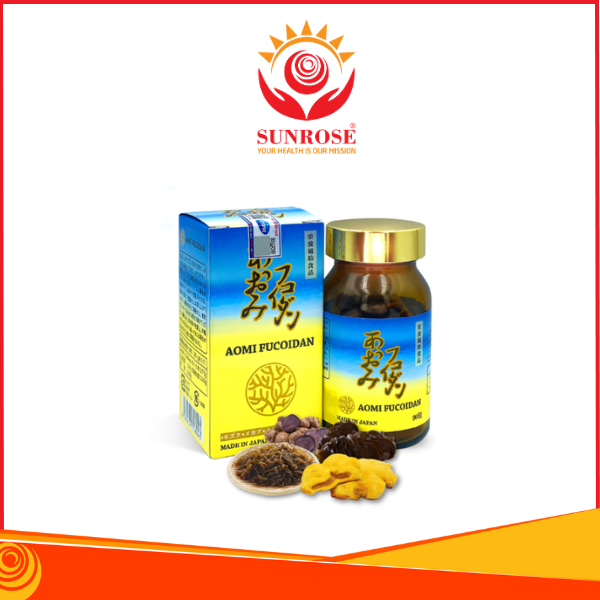  Viên uống Aomi Fucoidan – Hỗ trợ tăng cường miễn dịch, chống oxy hóa – Hộp 90 viên – Nhật Bản 