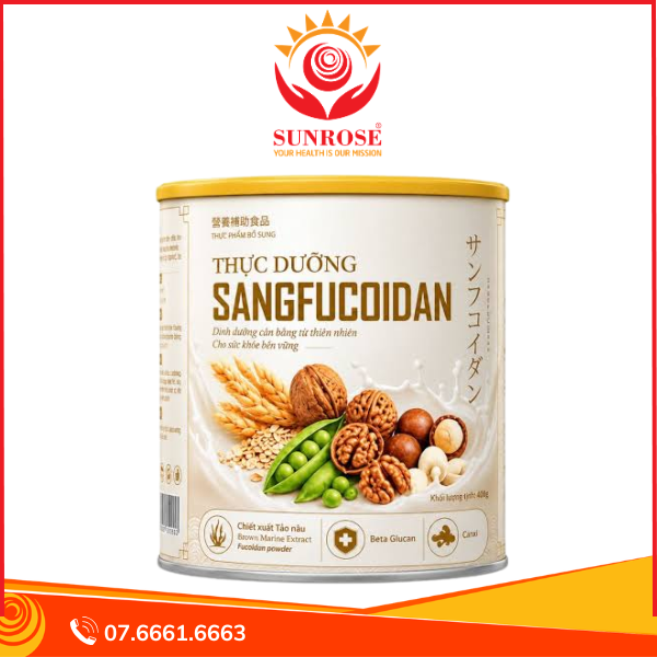  Thực Dưỡng SANG FUCOIDAN Mozuku Nhật Bản Ngũ Cốc Sữa Hạt, hộp 500g 