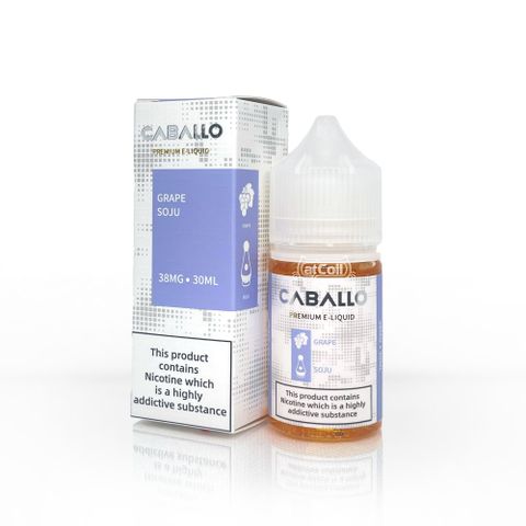 Caballo Grape Soju (salt) (30ml) Rượu Soju nho lạnh