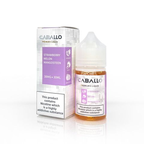 Caballo Strawberry Melon Mangosteen (salt) (30ml) Dâu dưa gang măng cụt lạnh