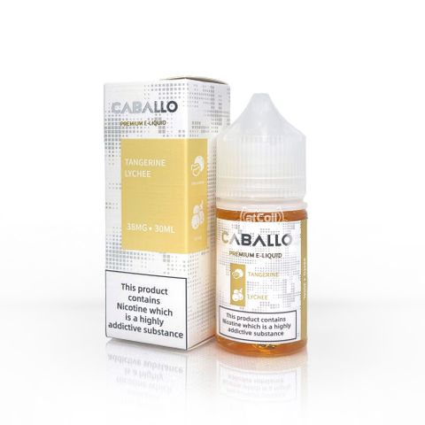 Caballo Tangerine Lychee (salt) (30ml) Quýt vải lạnh