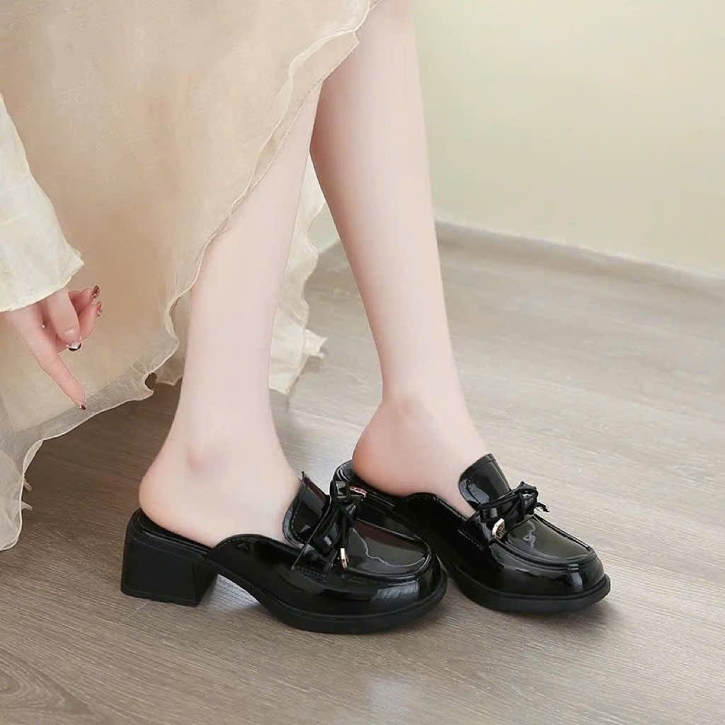  Dép Sục 5 phân Da Bóng Cao Cấp A2906-1 