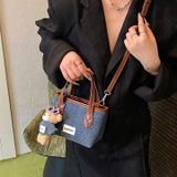  Túi Xách Denim Thời Trang Cao Cấp Tặng Kèm Charm 1454 