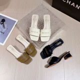  Dép Cao Gót 4 phân Da Lì A6929-1 