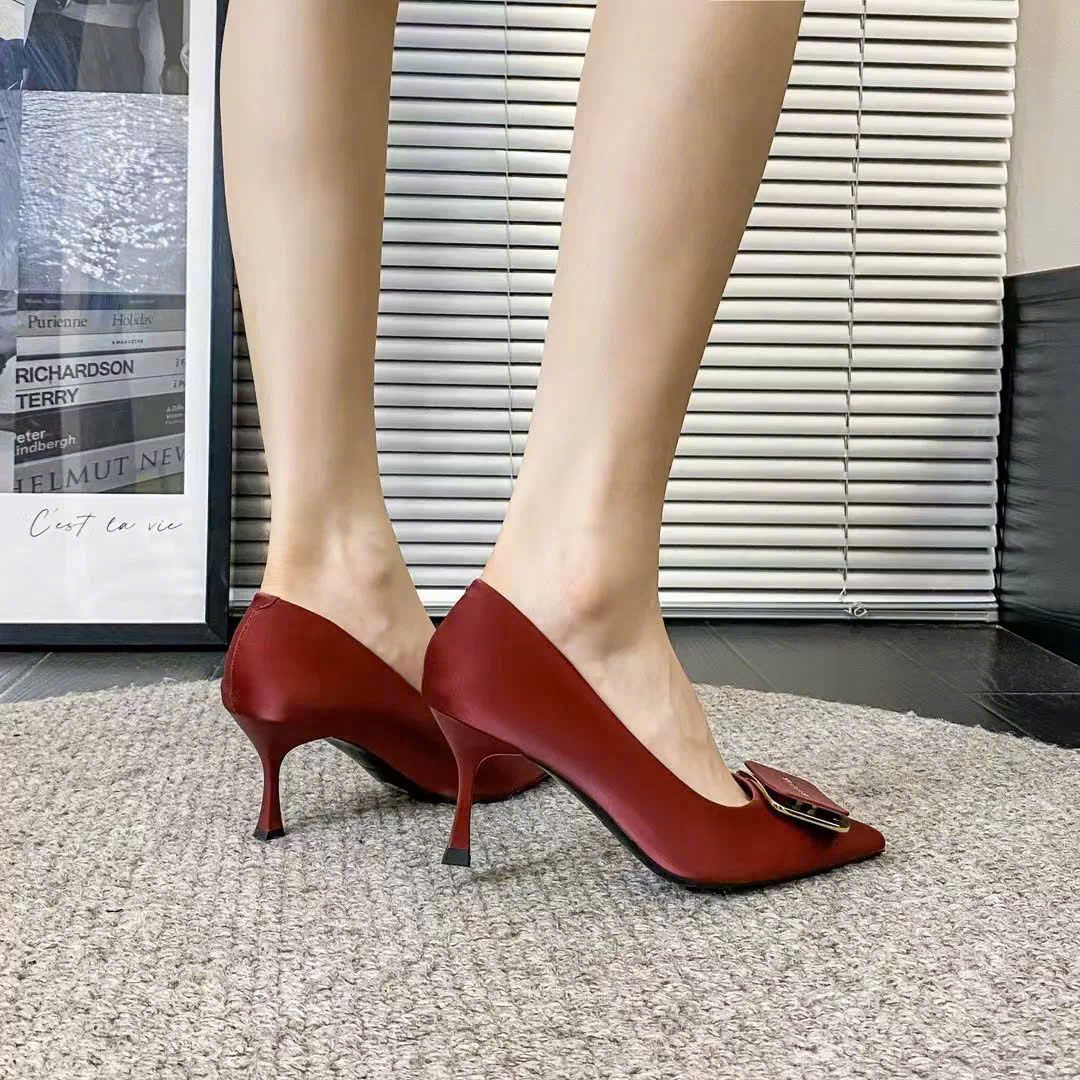  Giày Cao Gót 7 Phân Da Lì cao cấp 11912-19 