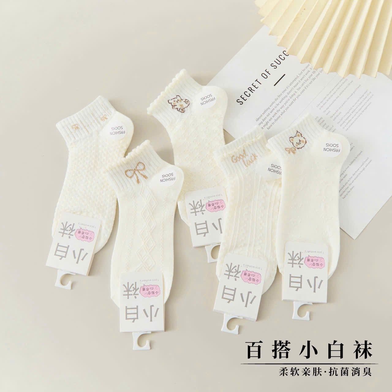  Tất Vớ Nữ Thể Thao Cổ Thấp 