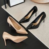  Giày Cao Gót 9 Phân Da Bóng Cao Cấp 69-50 