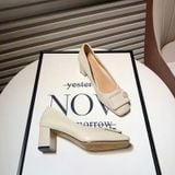  Giày Cao Gót 6 Phân Da Lì Cao Cấp 2471-6 