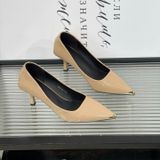  Giày Cao Gót 6 Phân Da Bóng Cao Cấp 86-03 