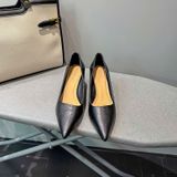  Giày Cao Gót 6 Phân Da Thật 11S801-56 