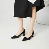  Giày Cao Gót 5 Phân Da Thật 5352 