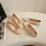  Giày Búp Bê 4 phân Da Bóng Cao Cấp 8065-58038 