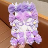  Set 10 kẹp tóc nơ dễ thương cho bé gái - SK-P08 