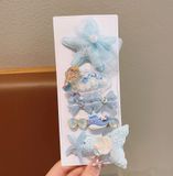  Set 5 kẹp tóc mái ngọc trai, sao biển dễ thương-  SK-P15 