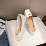  Giày Búp Bê 2 Phân Da Lì Cao Cấp ML582-50 