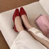  Giày Cao Gót 3 Phân Da Bóng Cao Cấp OYD62020Q 