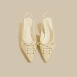  Giày Cao Gót 4 Phân Hở Gót 5555-2 