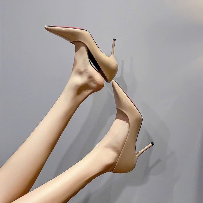  Giày Cao Gót 7,5 Phân Da Bóng Cao Cấp 1-2253-60 