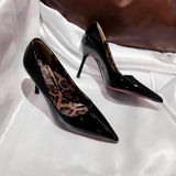  Giày Cao Gót 8 Phân Da Bóng Cao Cấp A2319-8 