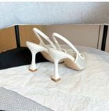  Giày Cao Gót 9 Phân Lưới Phối Kim Sa Cao Cấp 7199-6 