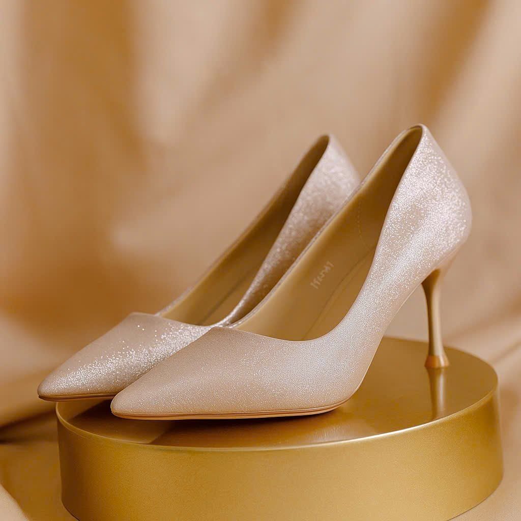  Giày Cao Gót 7 Phân Phối Kim Tuyến Cao Cấp 777-25 