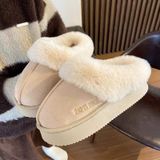  Dép Sục Da Lộn Lót Lông Cao Cấp H119 