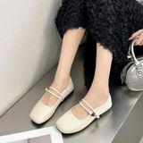  Giày Búp Bê Da Lì Đế Bệt 1825-3 VNXK form chuẩn 