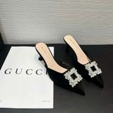  Dép Cao Gót 7 Phân Đính Đá Cao Cấp H66-41 