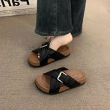  Dép Bánh Mì  Quai Chéo Cao Cấp 801 
