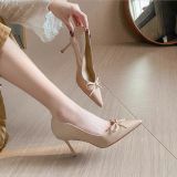  Giày Cao Gót 8 Phân Da Bóng Cao Cấp 1030 