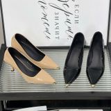  Giày Cao Gót 6 Phân Da Bóng Cao Cấp 86-03 