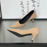  Giày Cao Gót 6 Phân Da Bóng Cao Cấp 86-03 