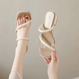  Dép Cao Gót Nữ 4 phân QCCC 81-2 