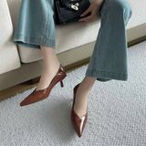  Giày Cao Gót 5 Phân Da Lì Cao Cấp HZ116-3 