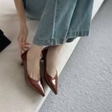  Giày Cao Gót 5 Phân Da Lì Cao Cấp HZ116-3 