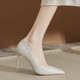  Giày Cao Gót 9 Phân Phối Kim Tuyến Cao Cấp M965-13 