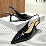  Giày Cao Gót 6 Phân Da Bóng Cao Cấp 399-6 