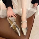  Giày Búp Bê 3 Phân Tráng Gương Cao Cấp 1780-37 