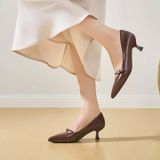  Giày Cao Gót 5 Phân Da Lì Cao Cấp 25239 