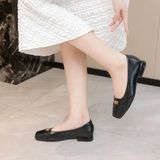  Giày Búp Bê 2 Phân Da Lì Cao Cấp ML582-50 