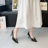  Giày Cao Gót 7 Phân Da Lì Phối Đá Cao Cấp BX878-1 