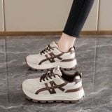  Giày Sneaker Nữ Cao Cấp 4 Phân Cao Cấp F821 