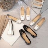  Giày Búp Bê 2 Phân Da Lì Cao Cấp ML582-50 