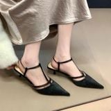  Giày Cao Gót 4 Phân Hở Gót SX-12 