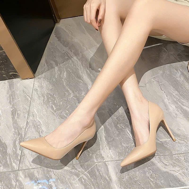  Giày Cao Gót 9 Phân Da  Lì Cao Cấp 26061 