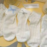  Tất Vớ Nữ Thể Thao Cổ Thấp Phối Nơ T-2 